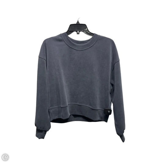 Athletic Sweatshirt Crewneck By Lululemon In Grey, Size: 4
