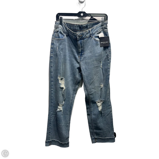 Jeans Straight By Baccini In Blue Denim, Size: 12p