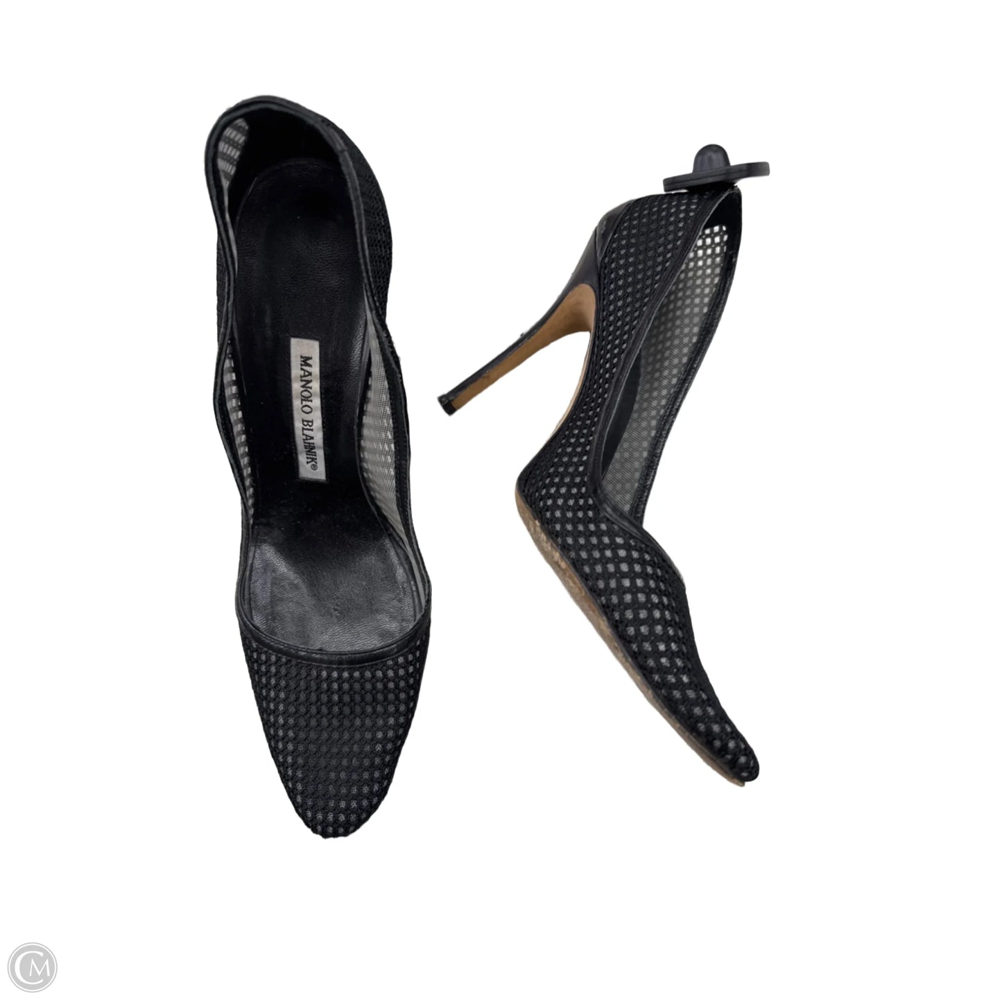 Shoes Heels Stiletto By Manolo Blahnik In Black, Size: 11