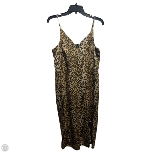 Dress Casual Short By Express In Animal Print, Size: L