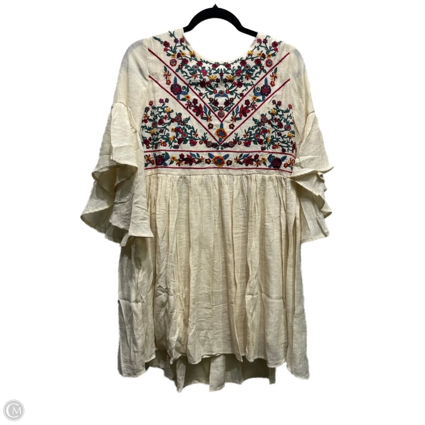 Dress Casual Short By Umgee In Cream, Size: S