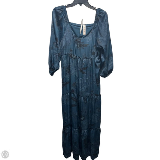 Dress Casual Maxi By Soma In Blue, Size: L