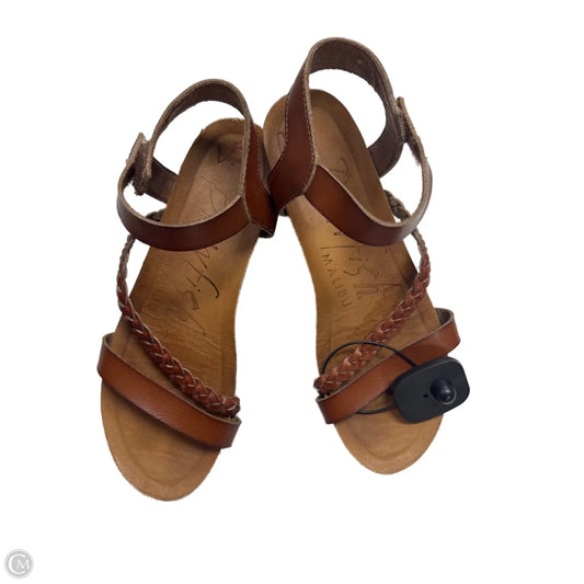 Sandals Flats By Blowfish In Brown, Size: 8