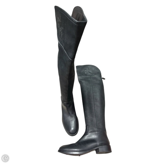 Boots Designer By Tory Burch In Black, Size: 7