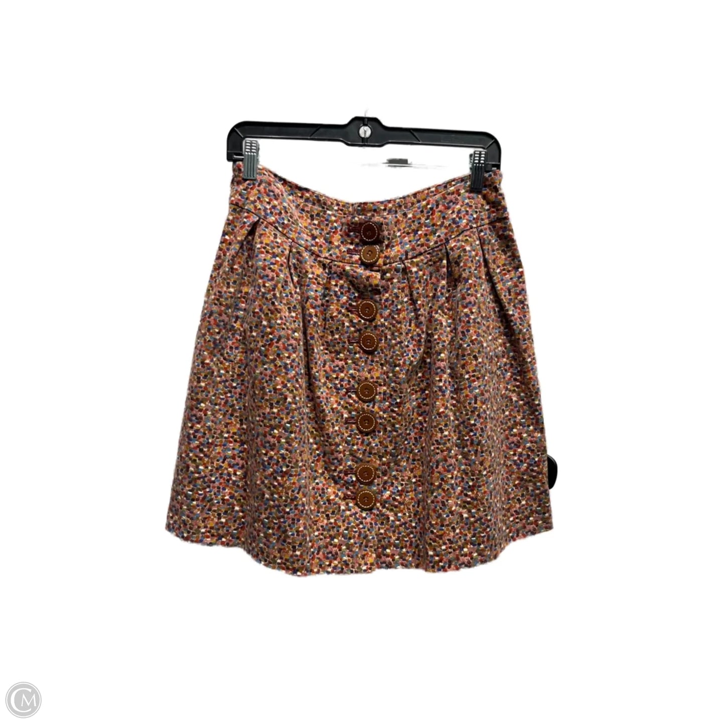 Skirt Mini & Short By Elevenses In Brown & Pink, Size: 4