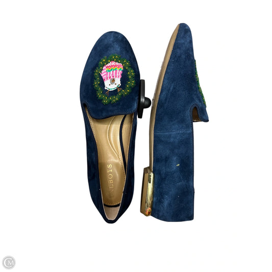 Shoes Flats By Talbots In Blue & Green, Size: 6.5