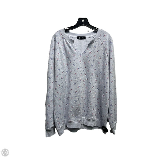 Sweatshirt Crewneck By VINYL In Blue, Size: L