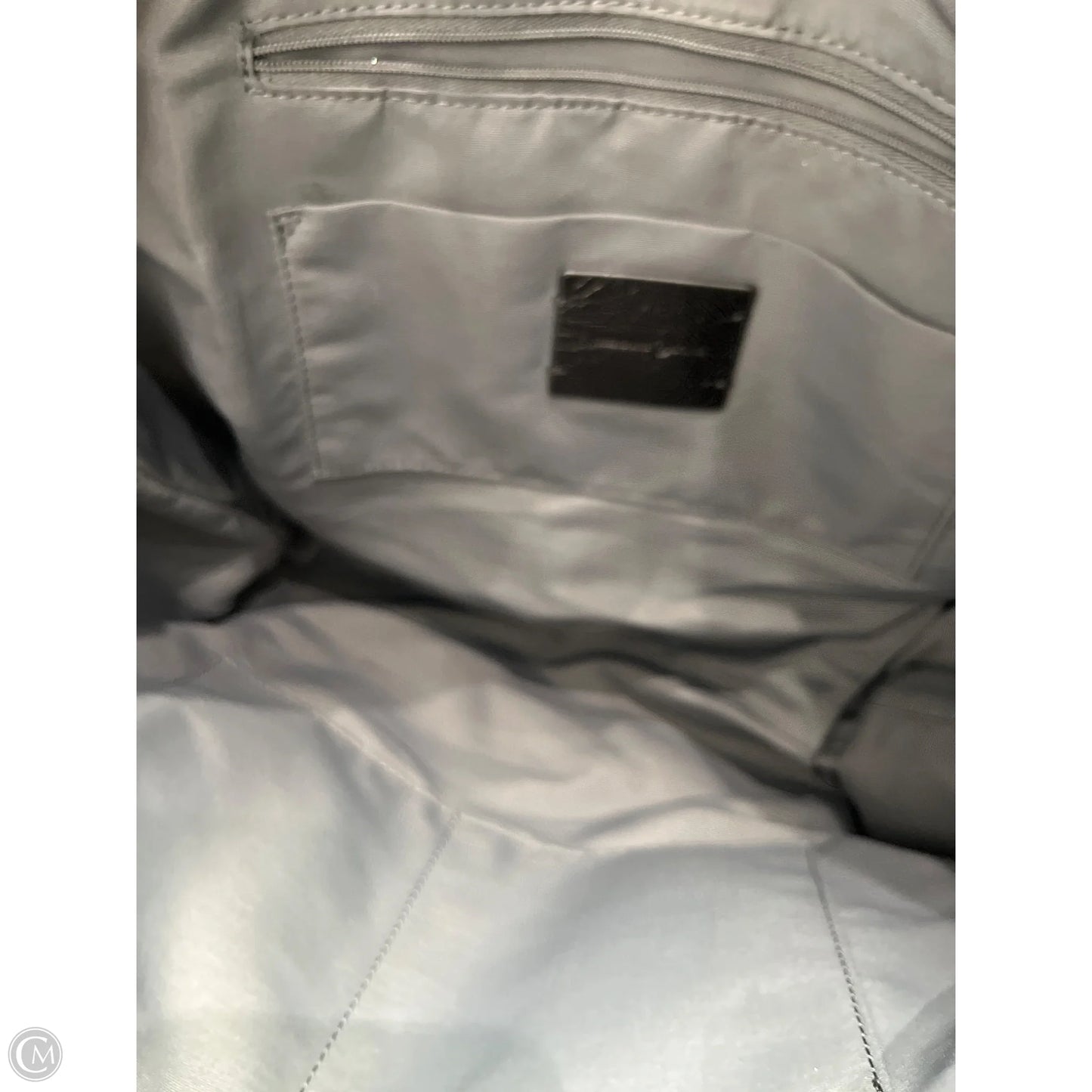Handbag Leather By Treasure And Bond, Size: Medium