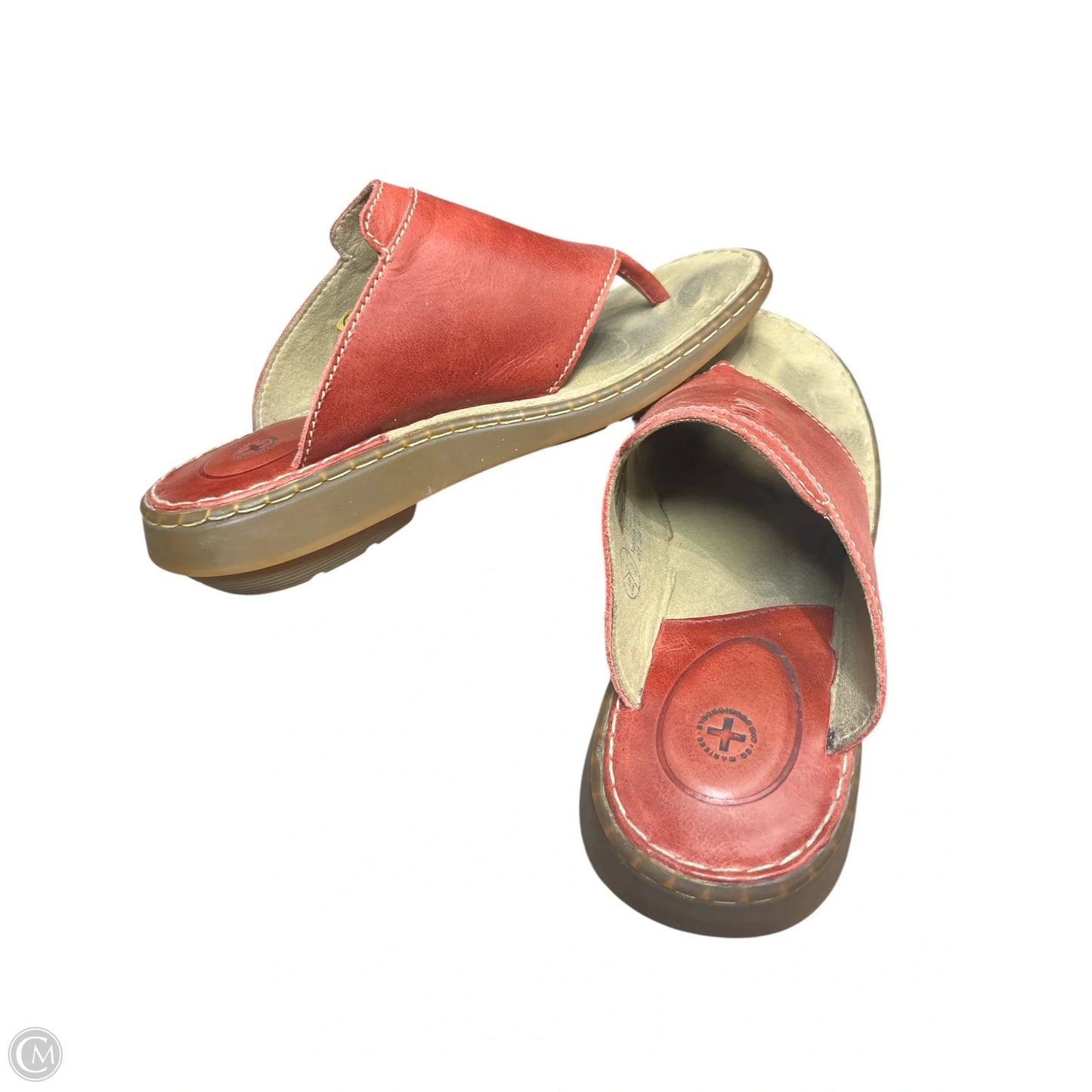 Sandals Flats By Dr Martens In Red, Size: 7