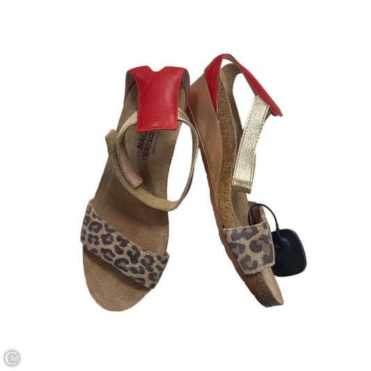 Sandals Flats By Naot In Animal Print, Size: 8