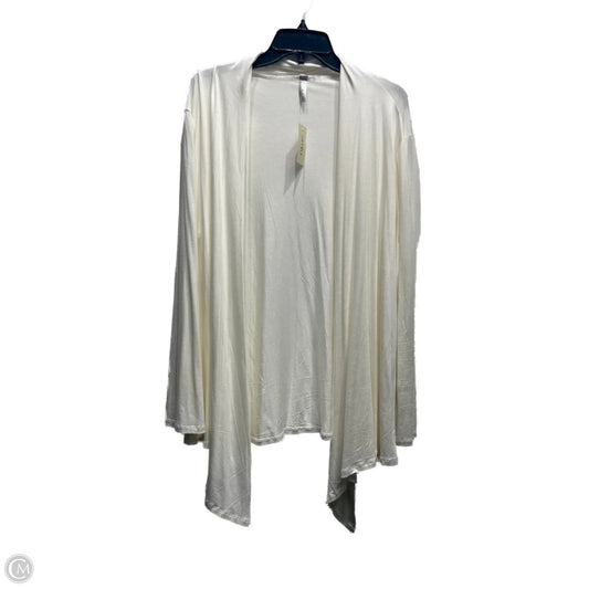Cardigan By simlu In Cream, Size: 3x