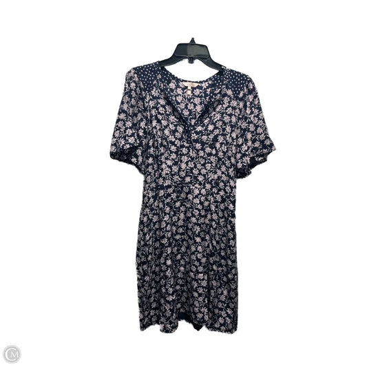Dress Designer By Rebecca Taylor In Blue & Purple, Size: S