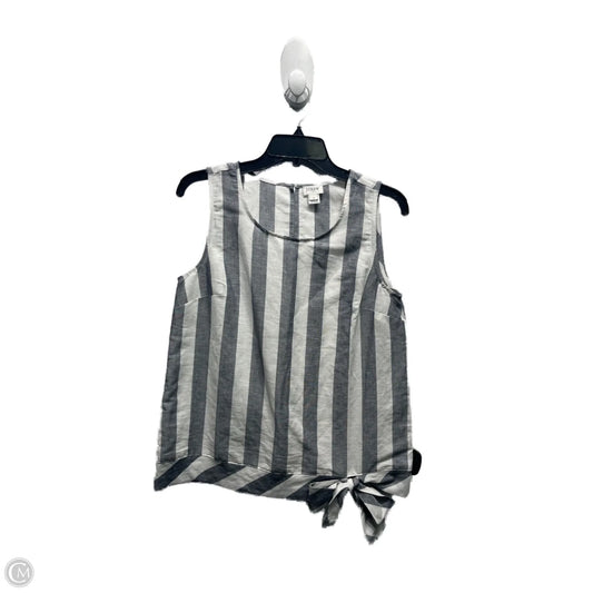 Top Sleeveless By J. Crew In Grey, Size: S