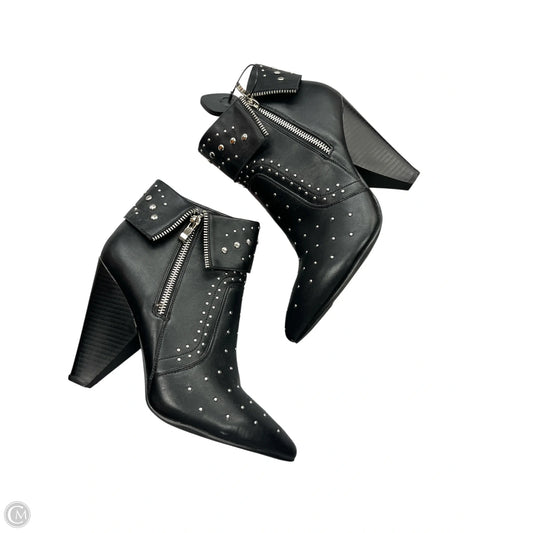 Boots Ankle Heels By Venus In Black, Size: 9
