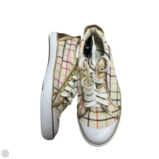 Shoes Designer By Coach In Gold, Size: 7