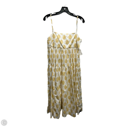 Dress Party Midi By J. Crew In Yellow, Size: S