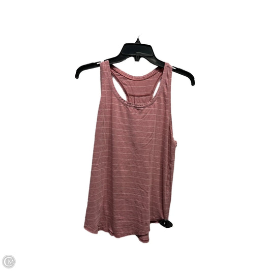 Athletic Tank Top By Lululemon In Pink, Size: M