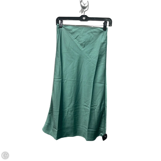 Skirt Midi By J. Crew In Green, Size: Xxs