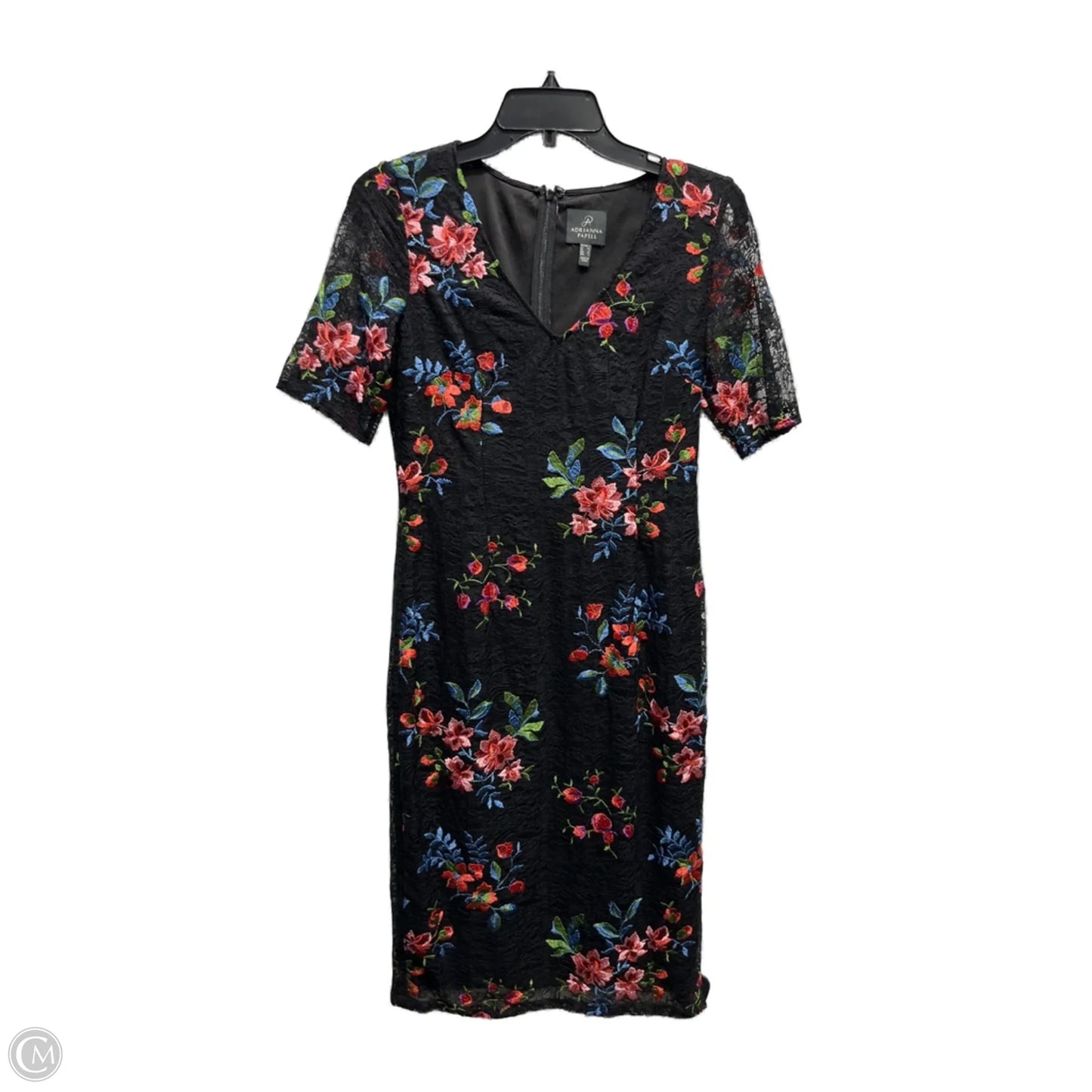 Dress Party Short By Adrianna Papell In Black & Red, Size: Xs