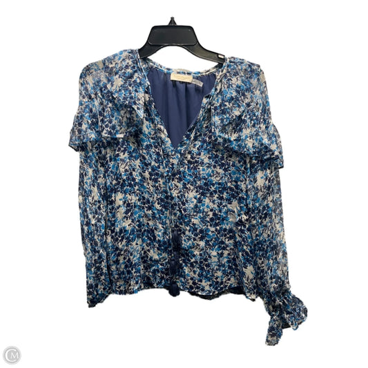 Top Long Sleeve By Ramy Brook In Blue, Size: Xs