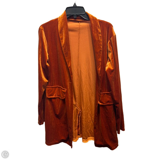 Blazer By Clothes Mentor In Orange, Size: S