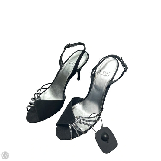 Sandals Designer By Stuart Weitzman In Black, Size: 7.5