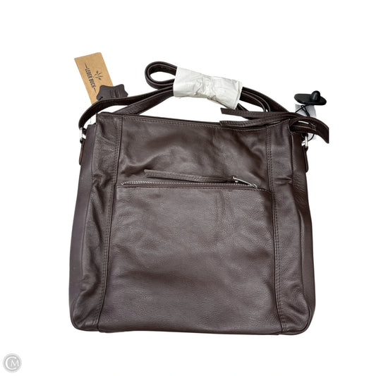Crossbody Leather By  leder buck Size: Medium