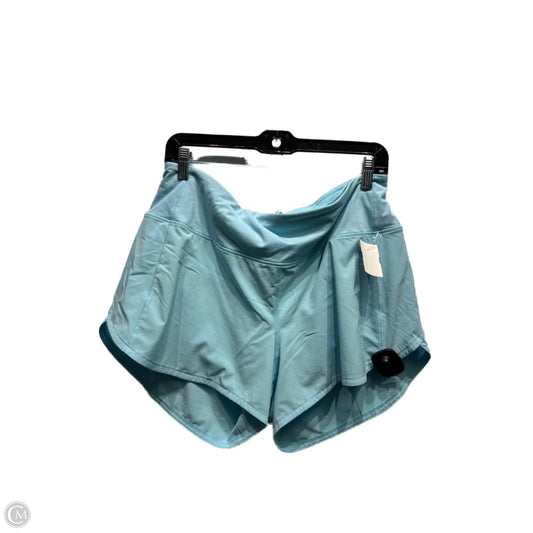 Athletic Shorts By Lululemon In Teal, Size: 12
