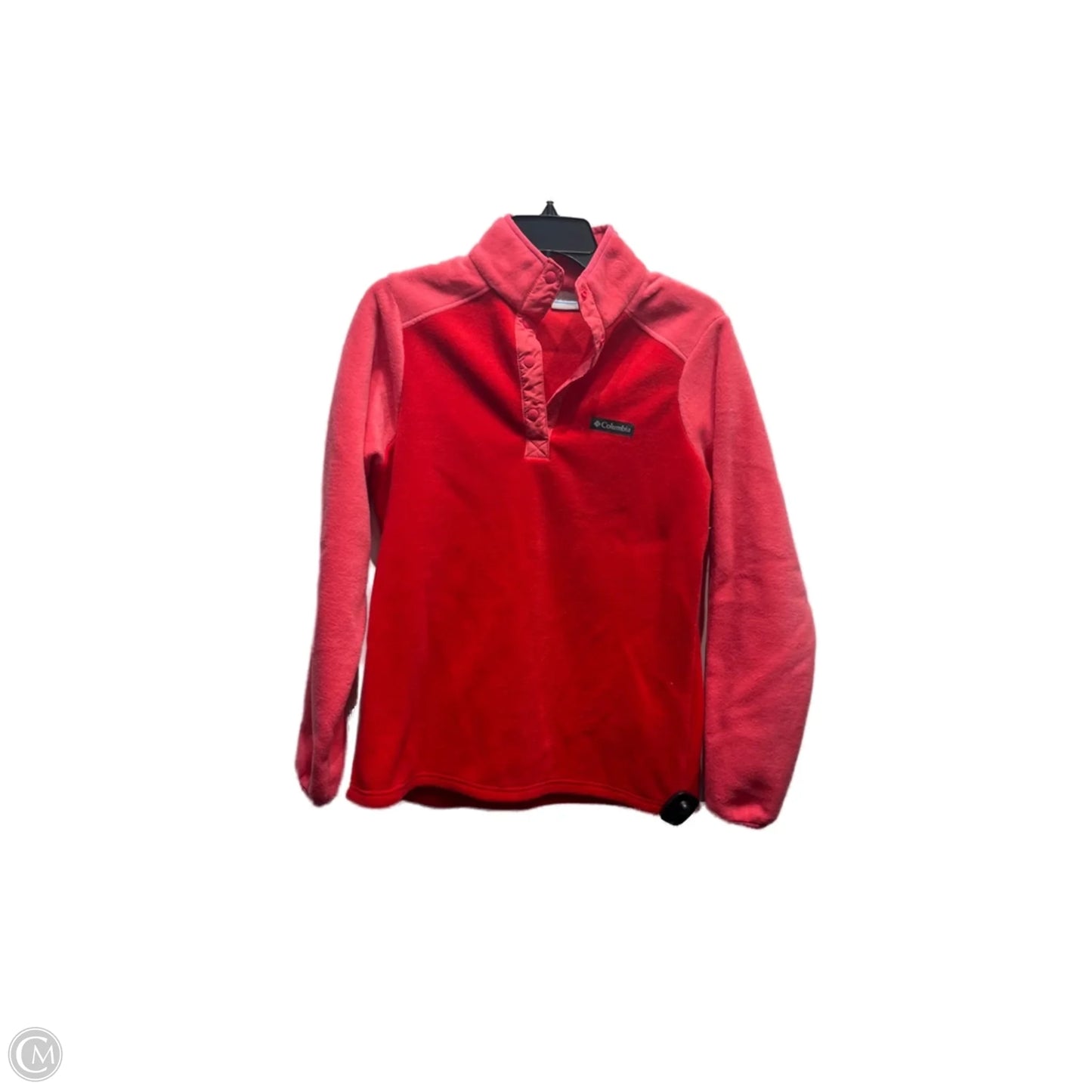 Sweatshirt Collar By Columbia In Pink & Red, Size: M