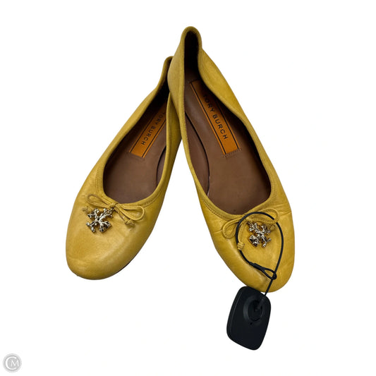 Shoes Designer By Tory Burch In Yellow, Size: 8