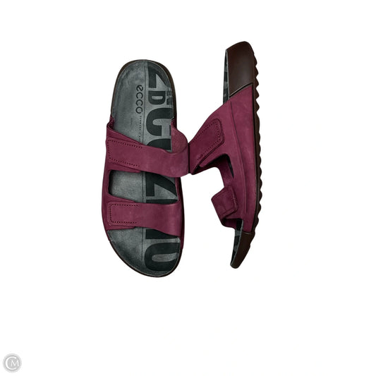 Sandals Flats By Ecco In Red, Size: 9
