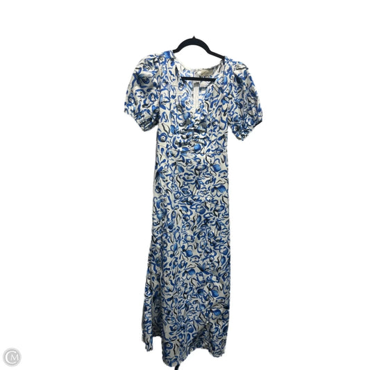 Dress Casual Maxi By Melloday In Blue & White, Size: M