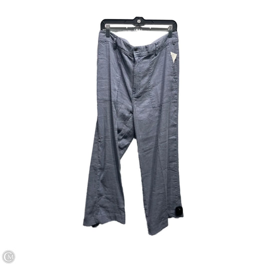Pants Linen By Sundance In Blue, Size: 12p
