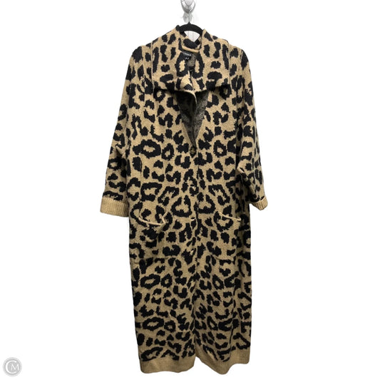 Sweater Cardigan By Torrid In Animal Print, Size: 5