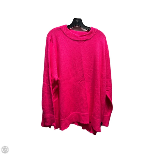 Sweater By Lane Bryant In Pink, Size: 2x