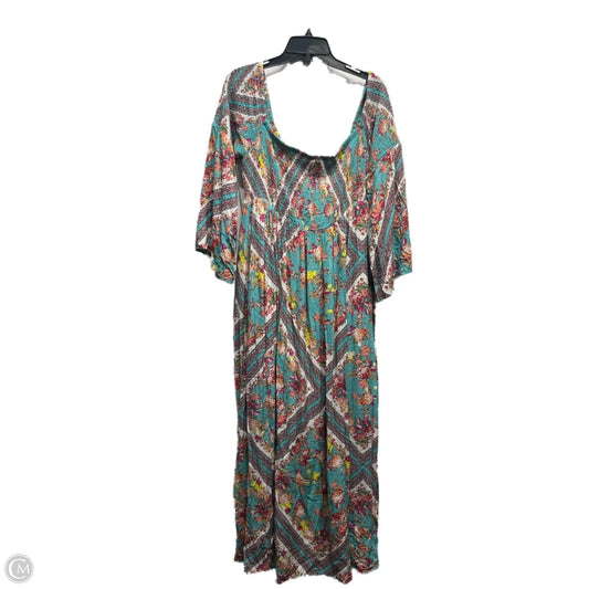 Dress Casual Maxi By Torrid In Green, Size: 2x