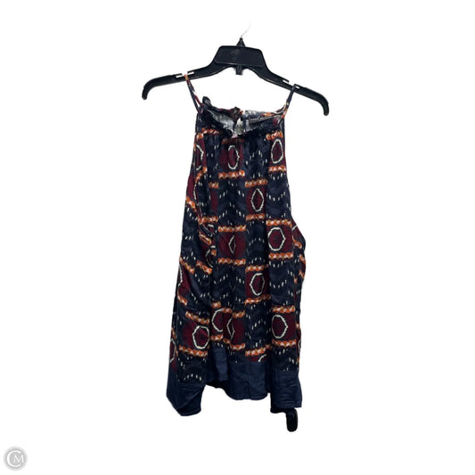 Top Sleeveless By Lane Bryant In Blue & Red, Size: 2x