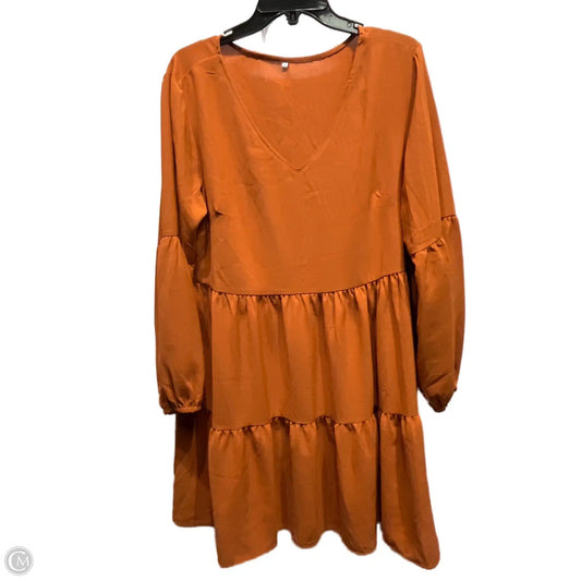 Dress Casual Short By Clothes Mentor In Orange, Size: L