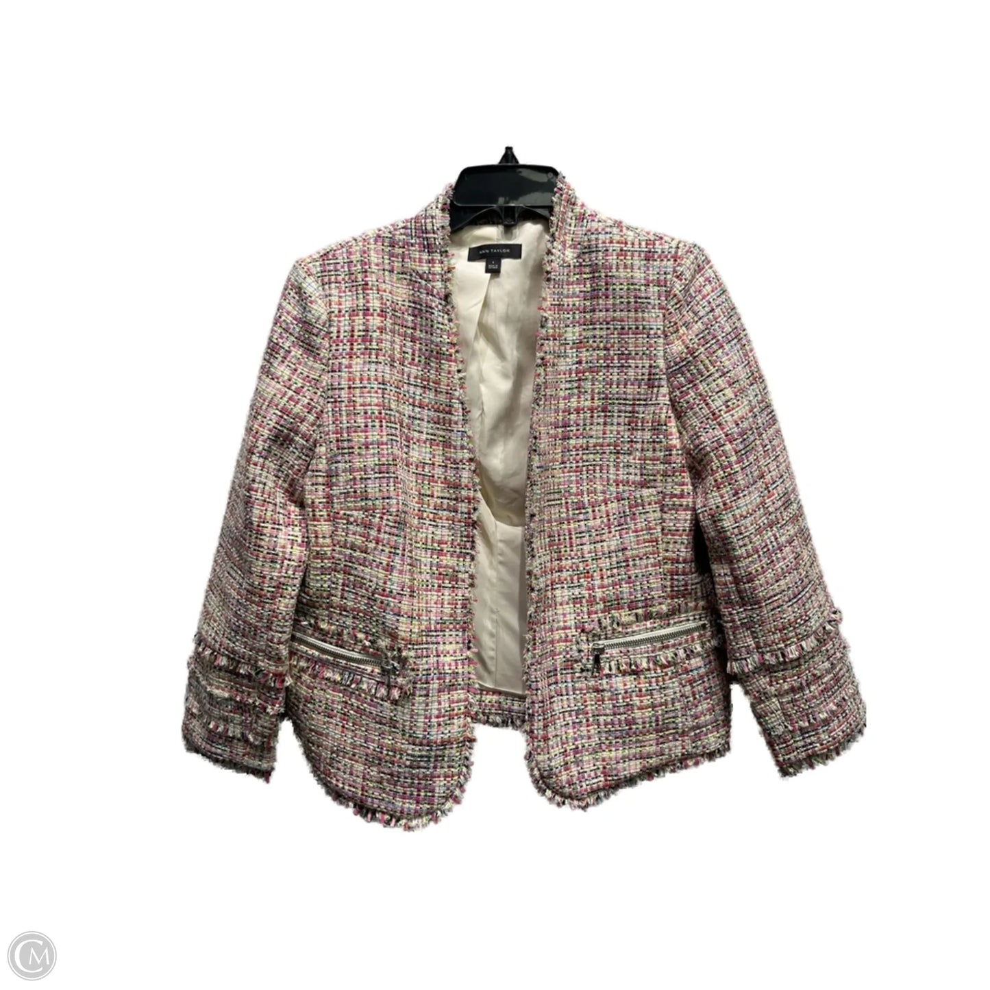 Blazer By Ann Taylor In Pink, Size: S