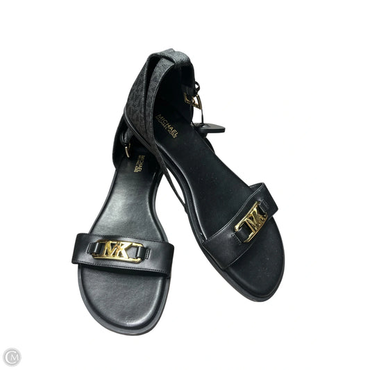 Sandals Designer By Michael Kors In Black, Size: 10