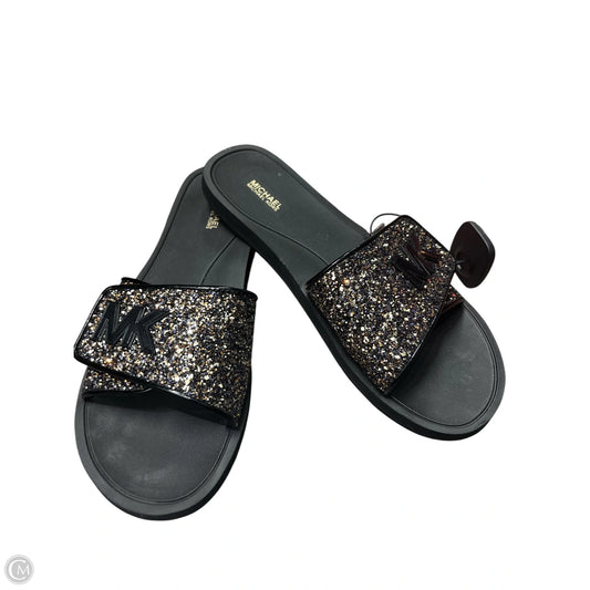 Sandals Designer By Michael Kors In Black, Size: 11