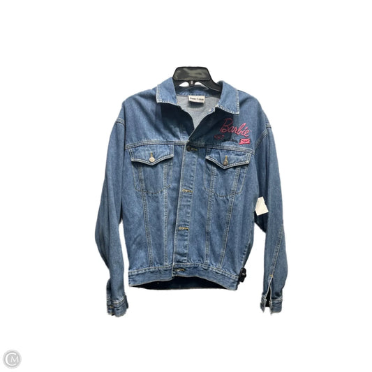 Jacket Denim By JERRY LEIGH In Blue Denim, Size: L