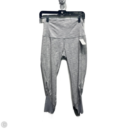 Athletic Capris By Lululemon In Grey, Size: 6