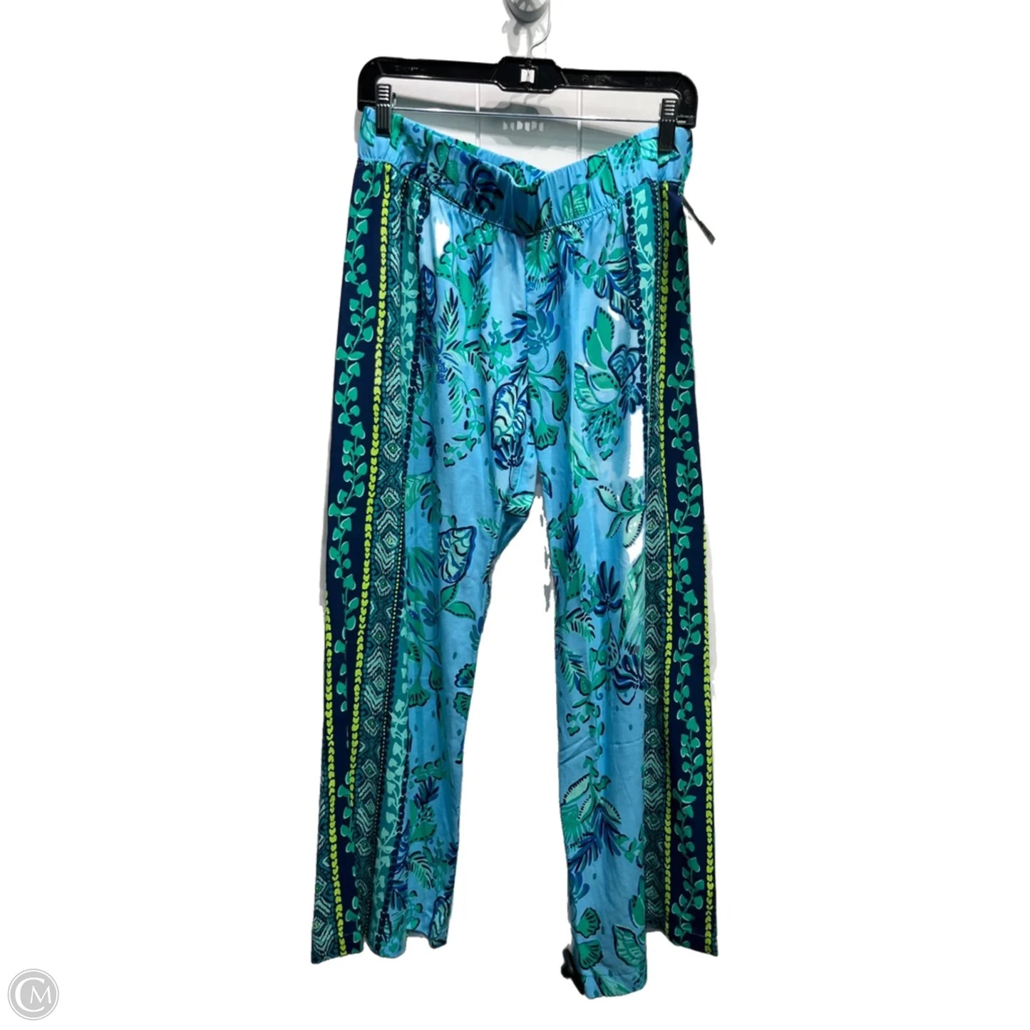 Pants Designer By Lilly Pulitzer In Blue & Green, Size: M