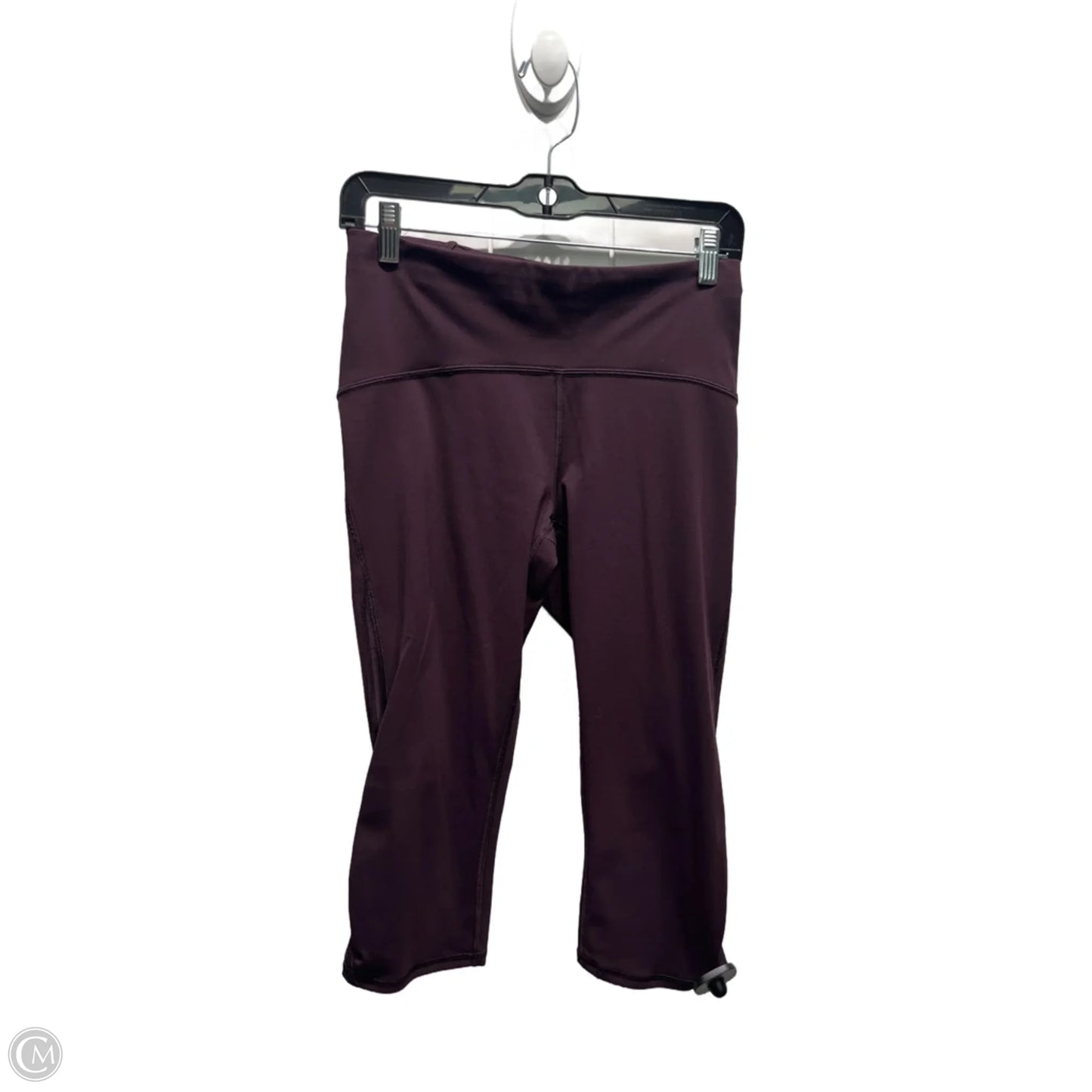 Athletic Capris By Lululemon In Purple, Size: 8