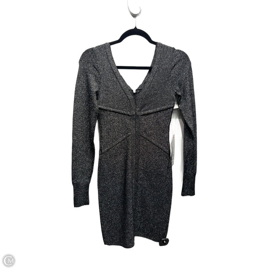 Dress Party Short By Bebe In Silver, Size: S