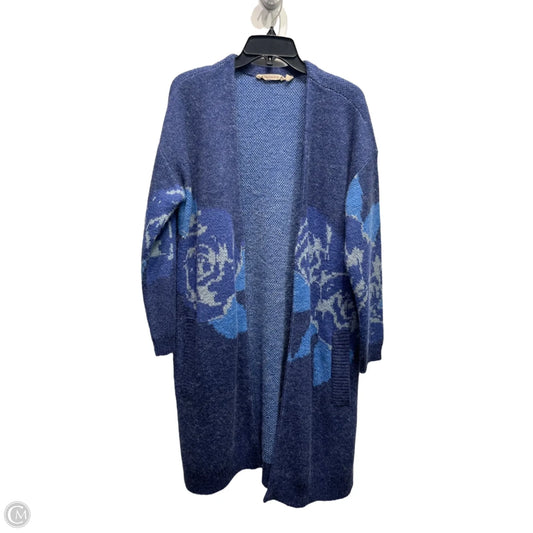 Sweater Cardigan By Soft Surroundings In Blue, Size: M