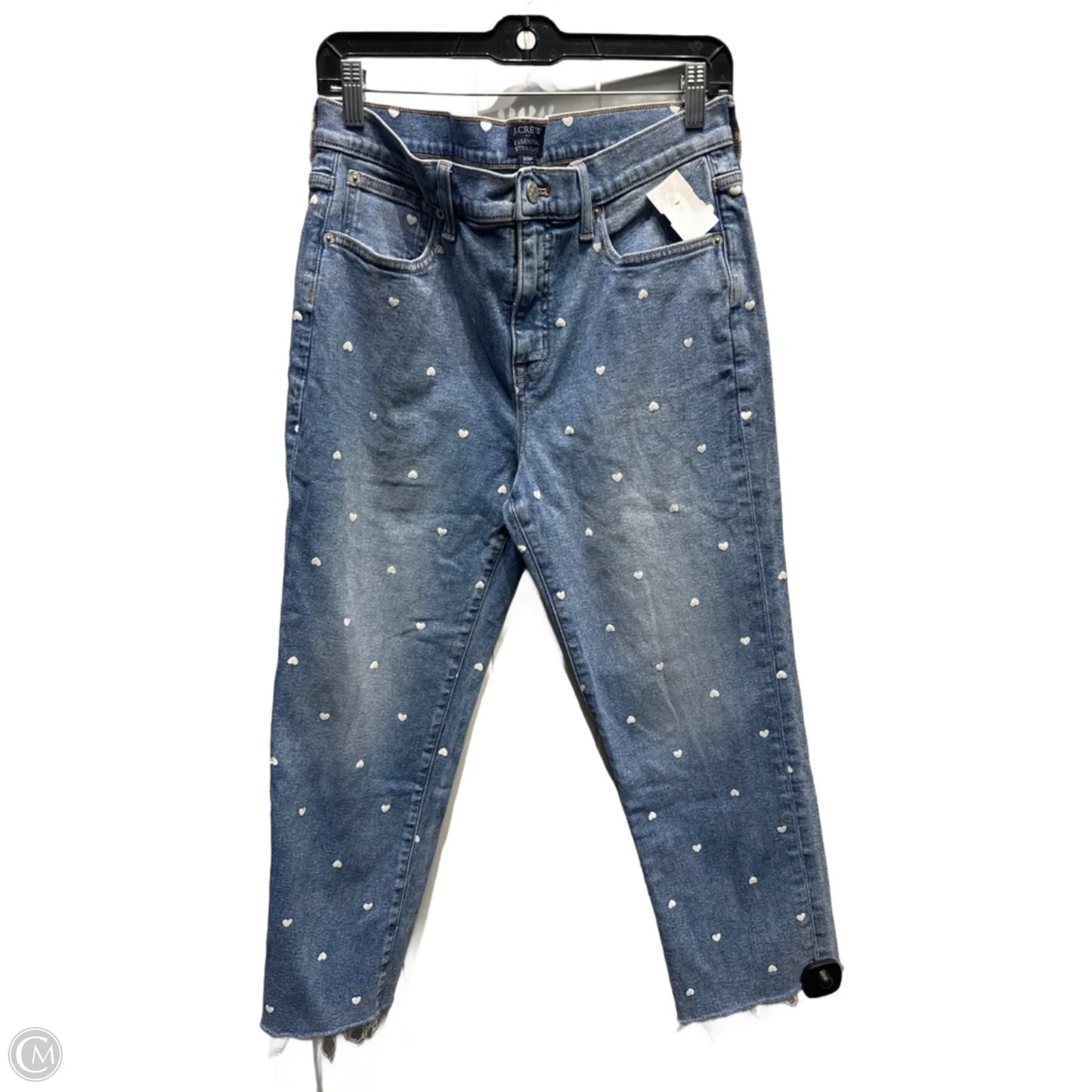 Jeans Cropped By J. Crew In Blue Denim, Size: 6