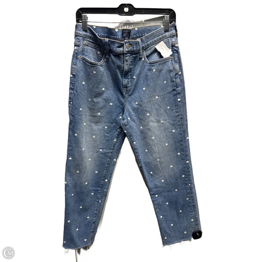 Jeans Cropped By J. Crew In Blue Denim, Size: 6