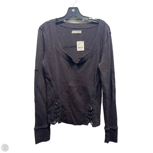 Top Long Sleeve By We The Free In Black, Size: M